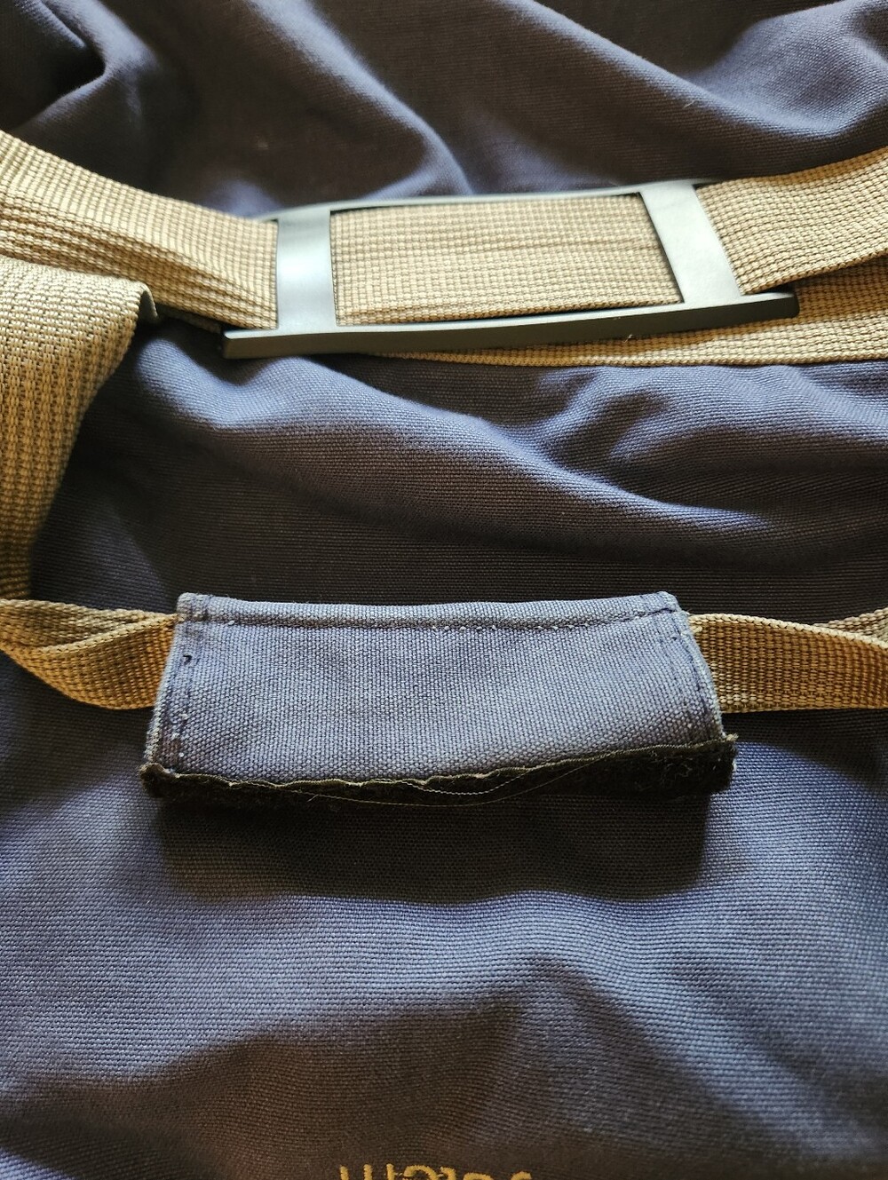 Navy Blue Travel Duffel Bag - Picture 5 of 7